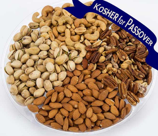 Passover Gift Two Kosher For Passover Fruit & Nut Platters