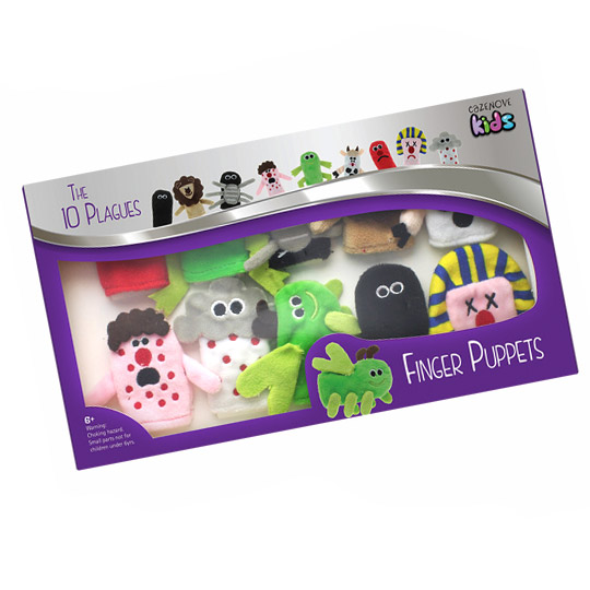 10 plagues puppets