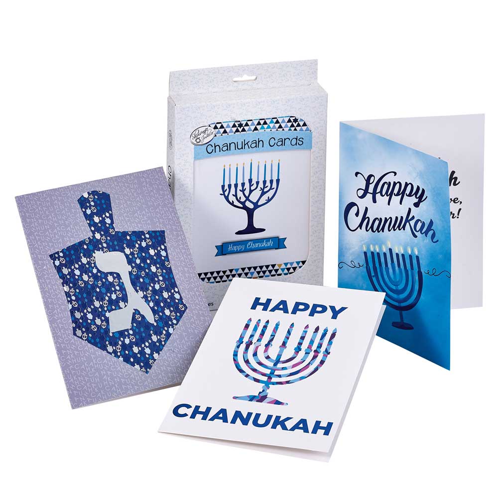 Hanukkah Gifts 12Pack Assorted Boxed Chanukah Cards