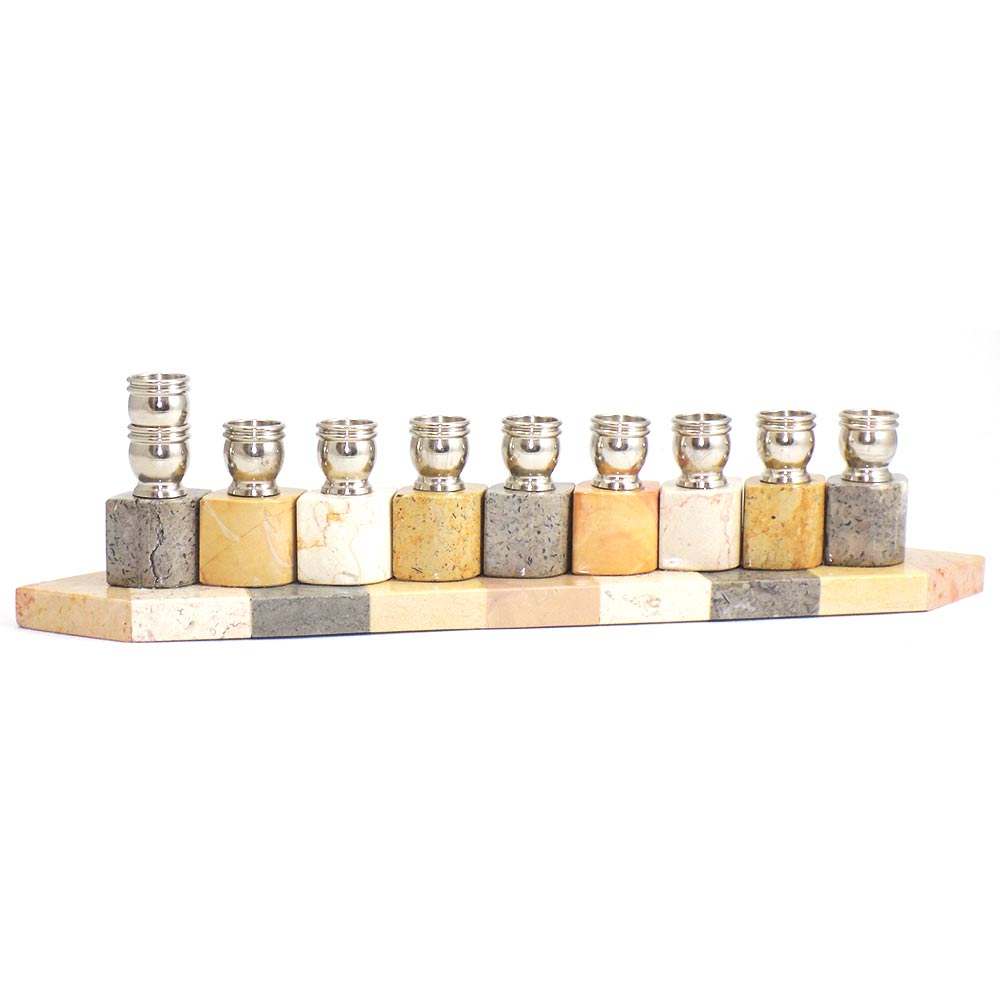 Jerusalem Stone Menorah