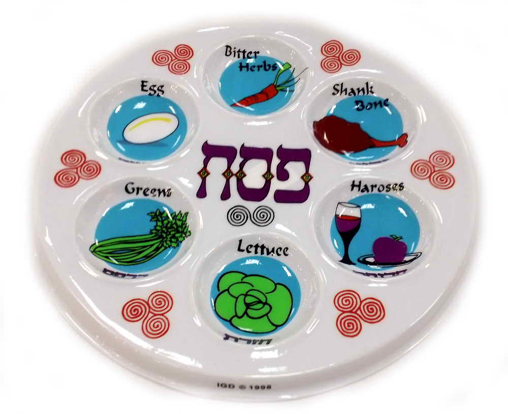 Disposable Vinyl Seder Plate