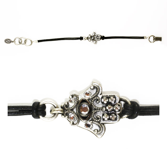 Jewish Gifts-Beaded Hamsa Bracelet
