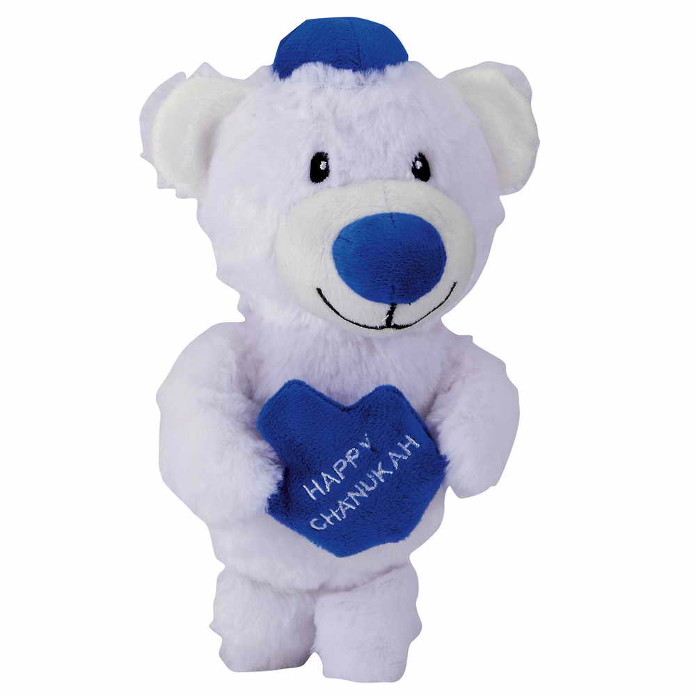 Squeaky Chanukah Bear Dog Toy