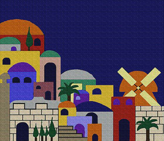 Jerum Tallit Bag Needlepoint Kit
