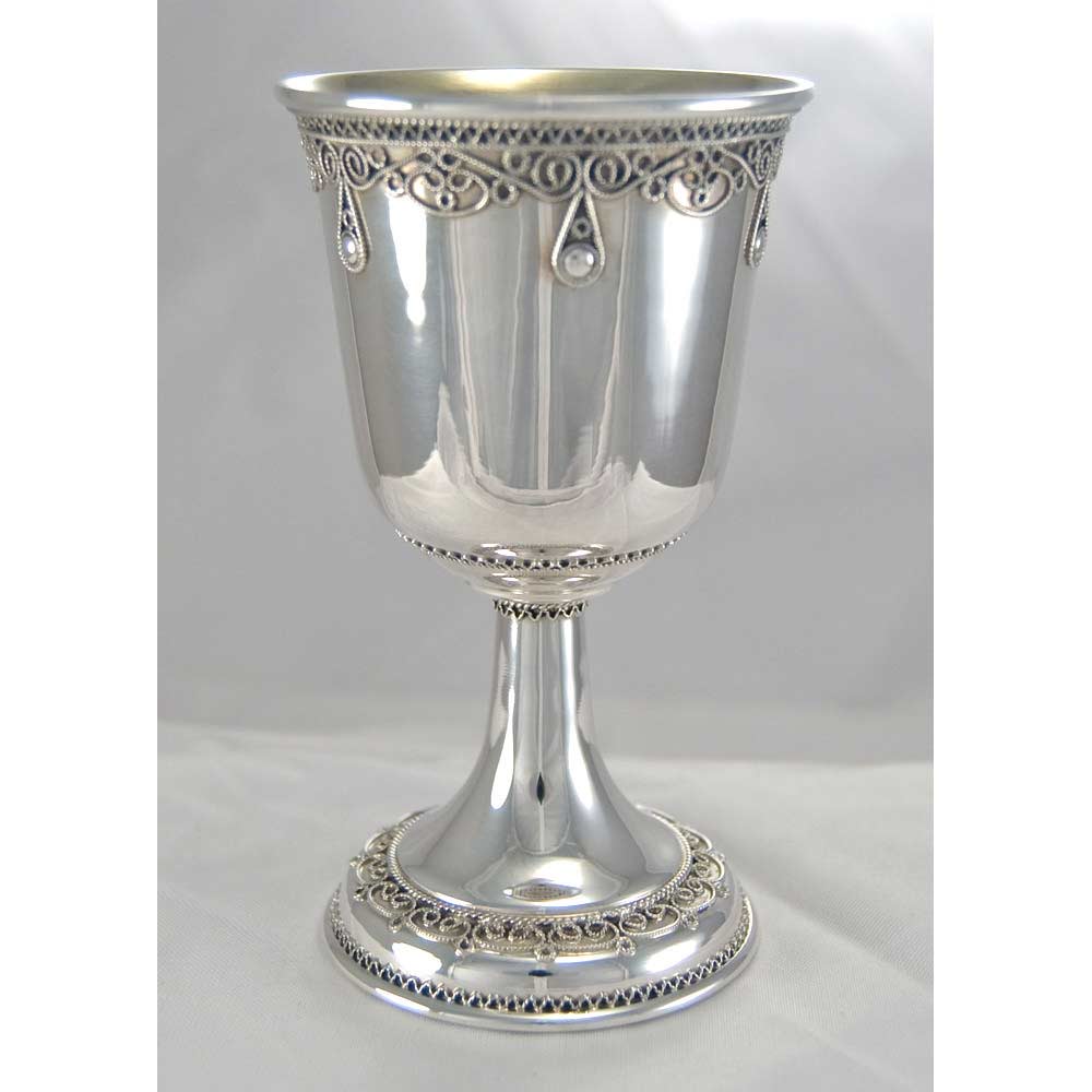 Classic Sterling Silver Kiddush Cup