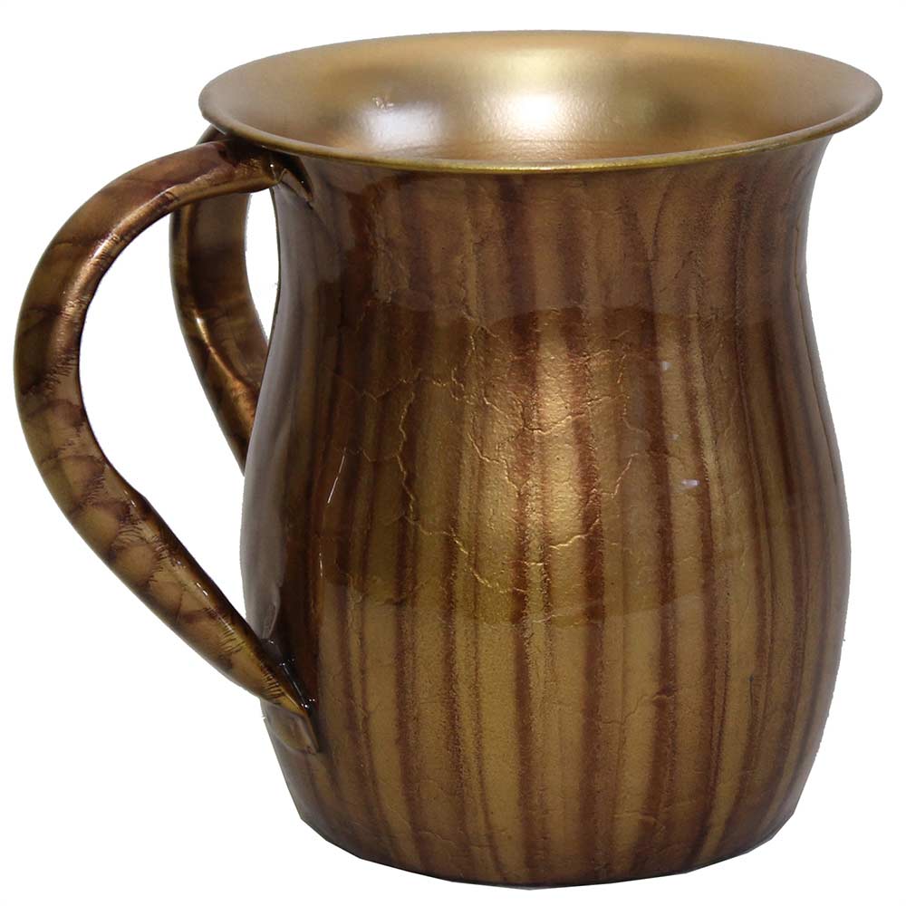 Distressed Gold Hand Washing Cup