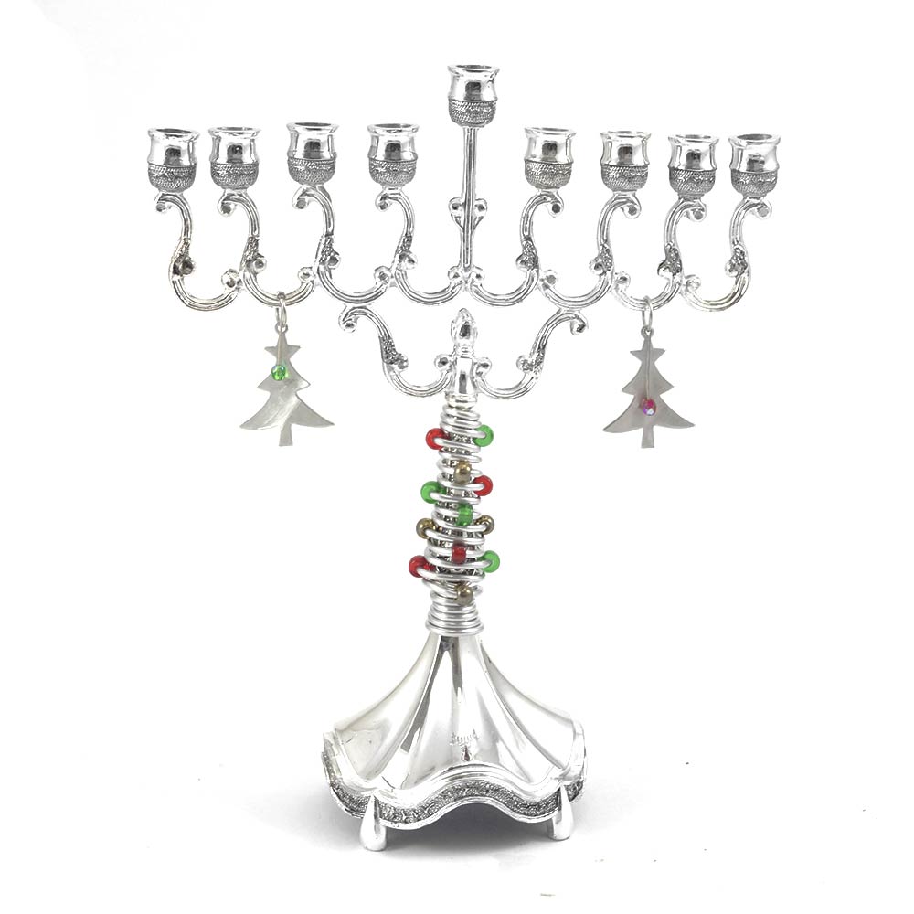 Interfaith December Holiday Gifts Hanukkah Menorah Christmas Tree Charms