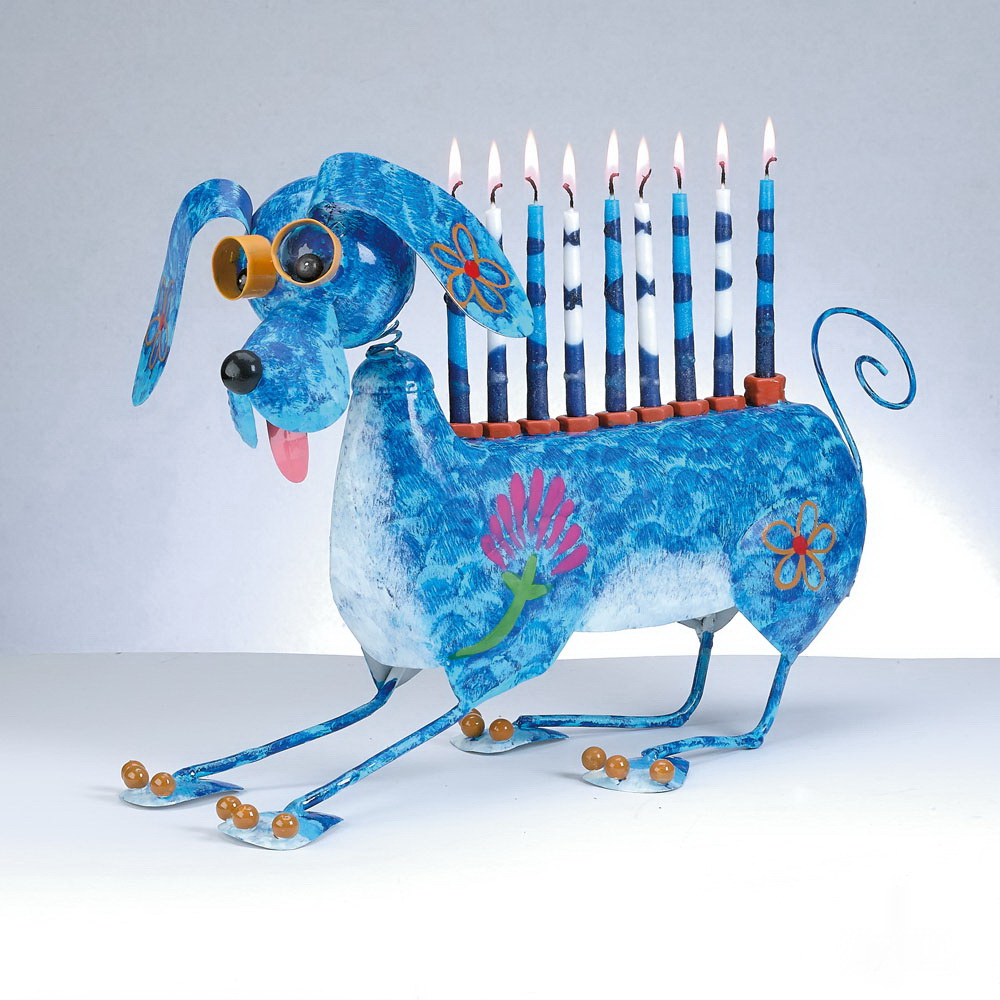 Muttel The Dog Menorah